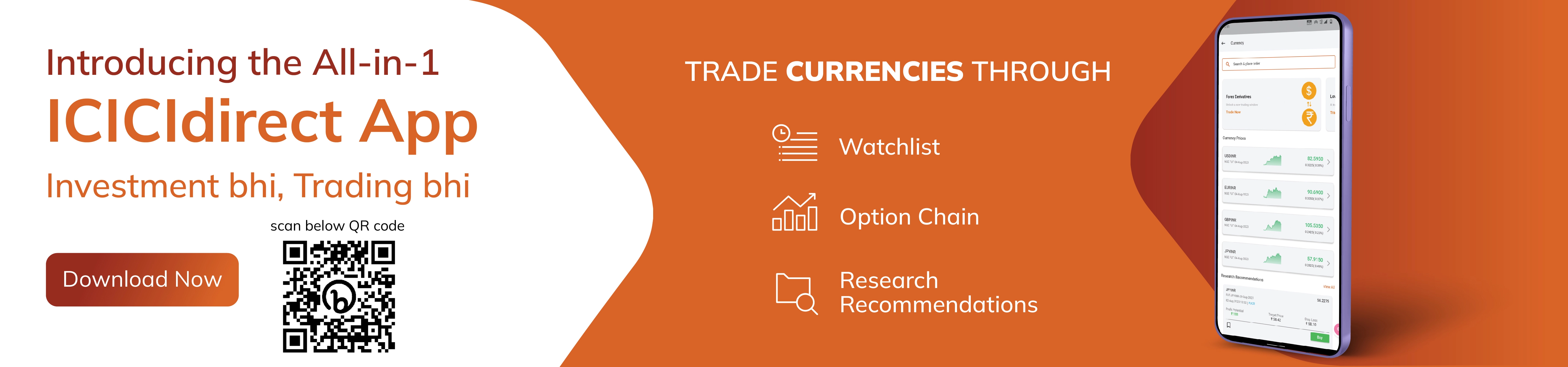ICICIdirect App - Trade Currencies